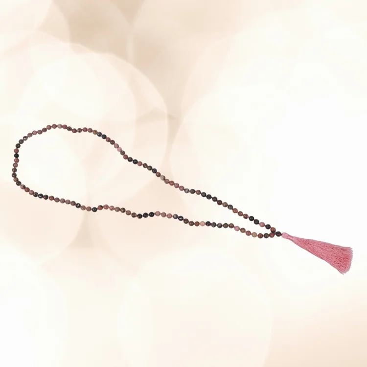 RHODONITE CRYSTAL JAPA  MALA